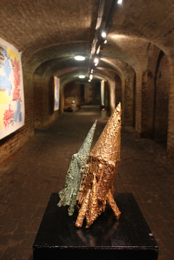 Two Projectiles, Bronze, 2014