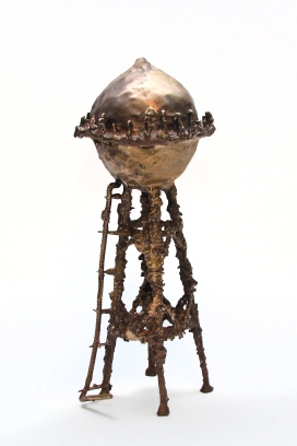 The Tower, Patinated Bronze, 2015