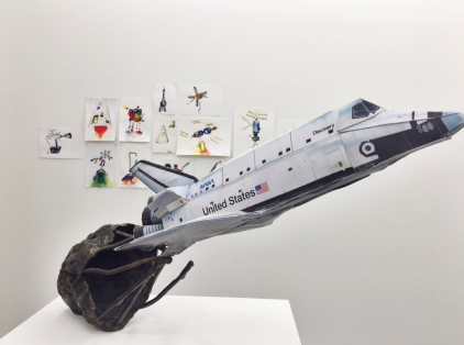 Installation view of Discovery and Space Series Watercolours, Photo by Nicholas Laborie
